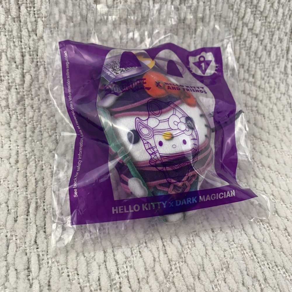 McDonald's Promo Sanrio Hello Kitty And Friends X Yugioh Dark Magician Plush NEW - Picture 3 of 13